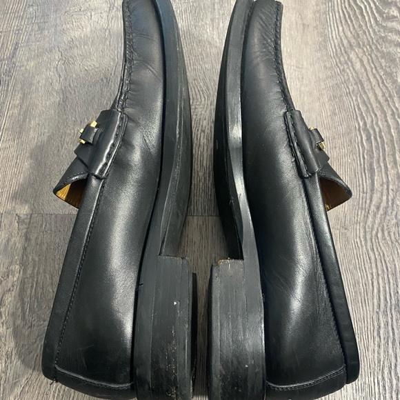 GUCCI Mens Horsebit Black Leather Loafers - Picture 11 of 11